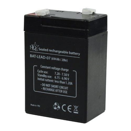 HQ - Batterie - Acide de plomb - 4 Ah - noir