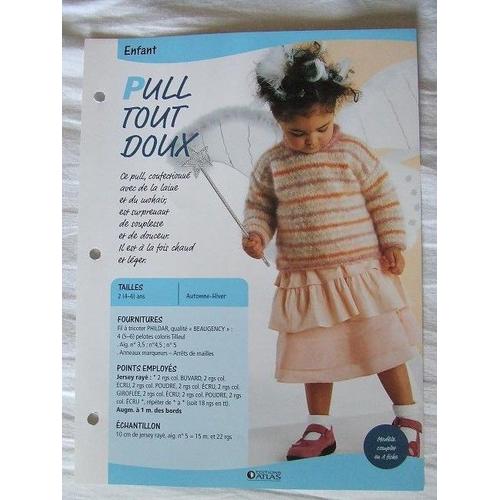 Fiche Tricot Styles Et Créations (Éditions Atlas) - Pull - Enfant