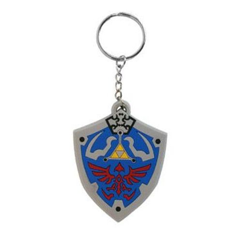 Legend Of Zelda - Porte-Clés Caoutchouc Hyrulian Crest 7 Cm