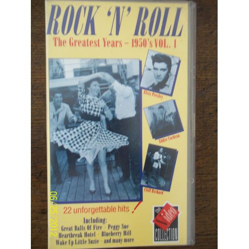 Rock N' Roll The Greatest Years 1950's - Vhs