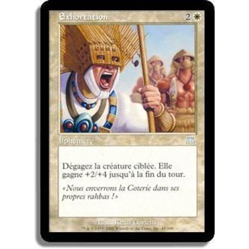 Exhortation - Magic Mtg - Carnage - 41/350 - U