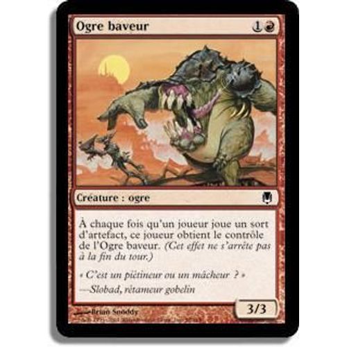 Ogre Baveur - Magic Mtg - Vf - Sombracier - 58/165 - C