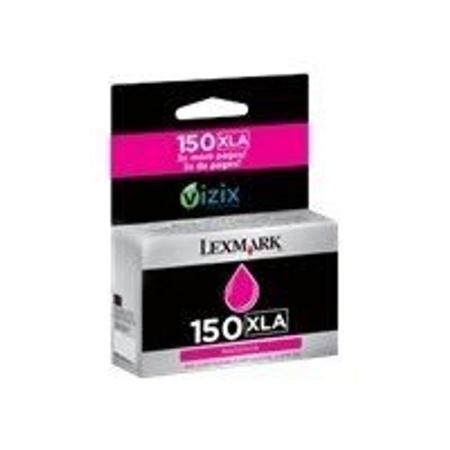 Lexmark Cartridge No. 150XLA - À rendement élevé - magenta - originale - cartouche d'encre LCCP - pour Lexmark Pro715, Pro915, S315, S415, S515