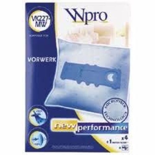 Sacs Aspirateur Filtre Wpro Vk227mw