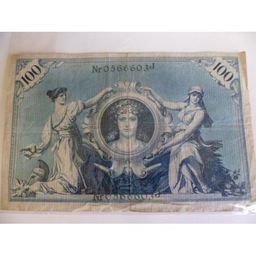 Allemagne -  Empire Allemand  - 100 Mark 1908