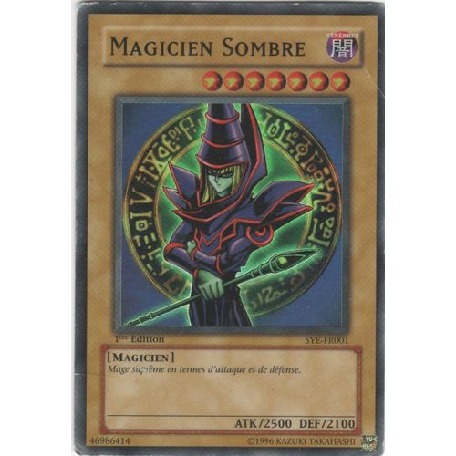 Carte Yu-Gi-Oh! "Magicien Sombre" Super Rare Sye-Fr001