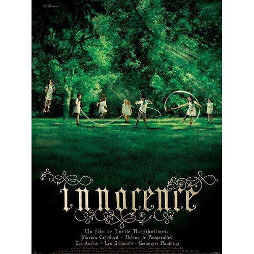 Innocence - Véritable Affiche De Cinéma Pliée- Format 120x160 Cm - De Lucile Hadzihalilovic Avec Zoé Auclair, Lea Bridarolli, Bérangère Haubruge, Marion Cotillard, Hélène De Fougerolles -2005