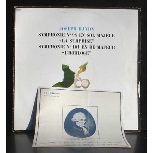 Haydn Symphonies 94 & 101 Orchestre De Chambre De La Sarre, Karl Ristenpart