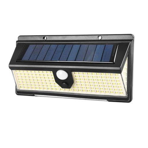 190 Led Lampe Solaire Éclairage Extérieur Détecteur De Mouvement Lumière Jardin