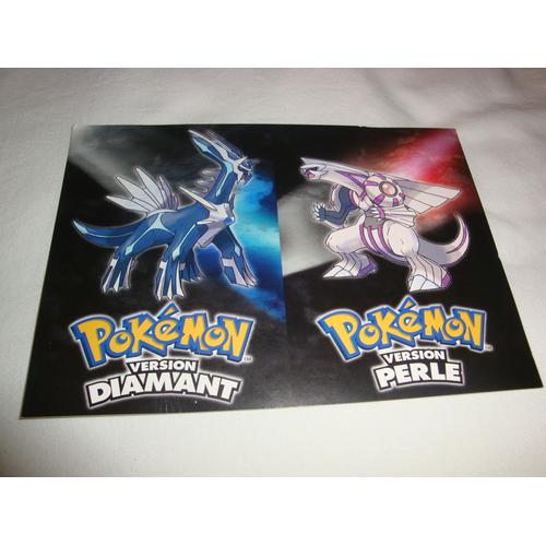 Carte Postale Pokémon Version Diamant Et Version Perle