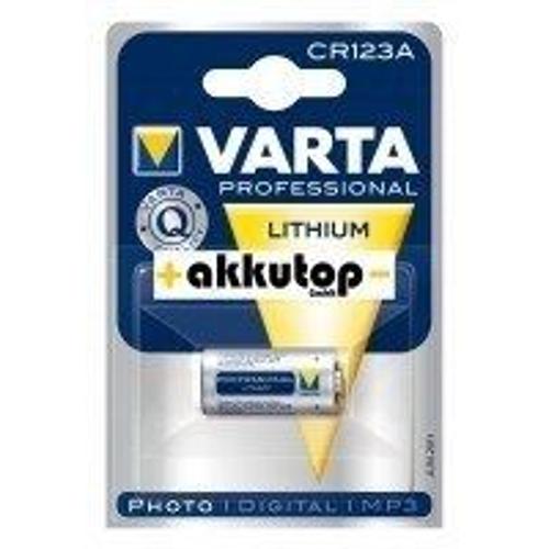 10 PIÈCES VARTA CR123A PROFESSIONAL LITHIUM 3V PILE (QUANTITÉ: 10 X CR123A)