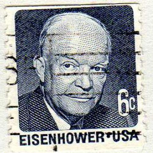 Timbre Eisenhower Etats Unis Oblitéré