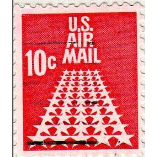 Timbre Us Air Mail Etats Unis Oblitéré