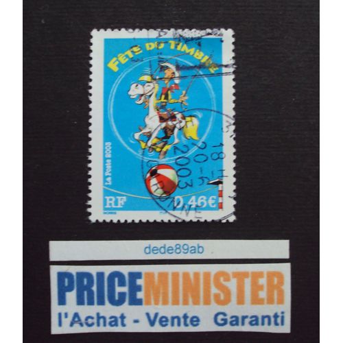 France..Fête Du Timbre 2003." Lucky Luke " De Morris. Oblitéré.