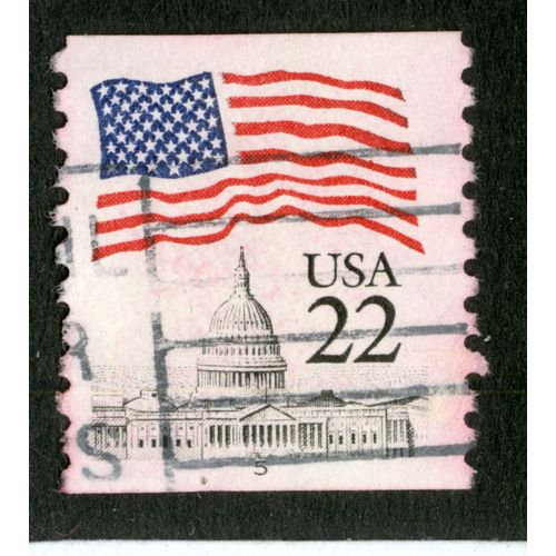 Timbre Oblitéré Usa, 22