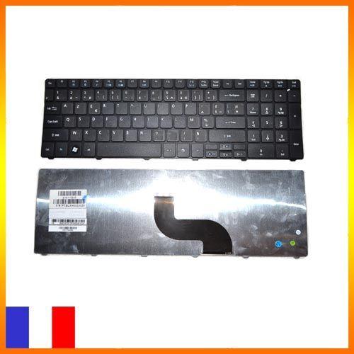 Clavier AZERTY Avec Stickers Noir Pour PC Portable Acer Aspire 7741 7741Z 7741G 7741ZG