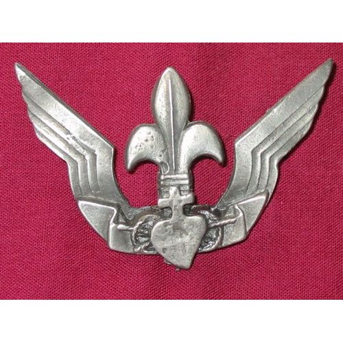 Insigne Fleur De Lys Et Coeur Vendéen