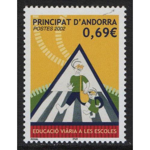 Andorre, Timbre-Poste Y & T N° 565, 2002 - Education Routière