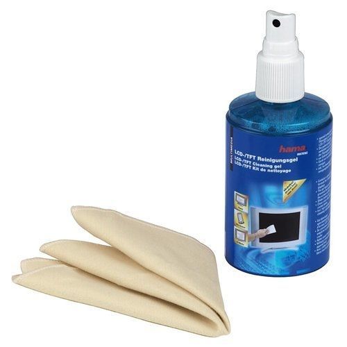 HAMA - 78302 - GEL NETTOYANT POUR ÉCRANS LCD TFT - CHIFFONS MICROFIBRE