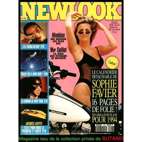 Newlook 126 01-02-1994: Calendrier Sophie Favier, Moebius Erotique, F1, Snoop Rap Domina De New York