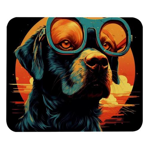 Tapis de souris élégant, motif chien vintage 509