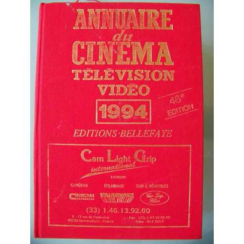 Annuaire Du Cinéma Télévision Vidéo