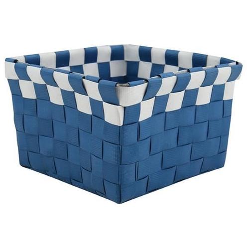 Panier de rangement MSV - Bleu - 14x14x9cm