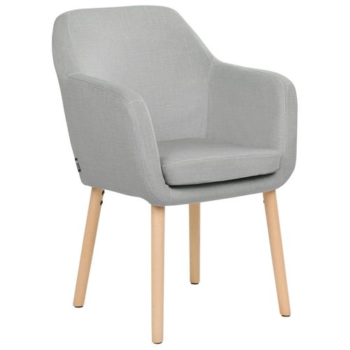 Velours Chaise De Salle À Manger Gris Yorkville Ii