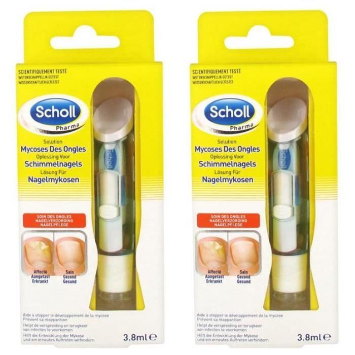 Ongles-Scholl Solution Mycoses Des Ongles Lot De 2 X 3,8 Ml 