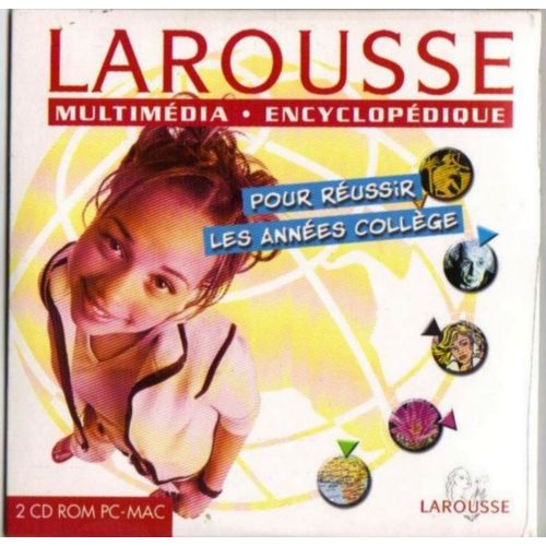 2 Cd Rom Pc/Mac Larousse Encyclopédique , Pour Reussir Les Années College