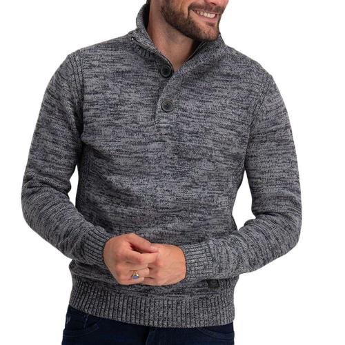 Pull Gris Chiné Homme Petrol Industries Men Knitwear