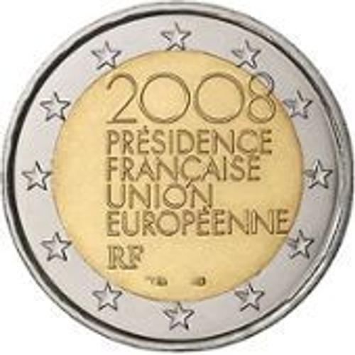 France  2 Euros 2008  Présidence Française De L'union Européenne