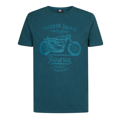 T-Shirt Bleu Homme Petrol Industries Classic