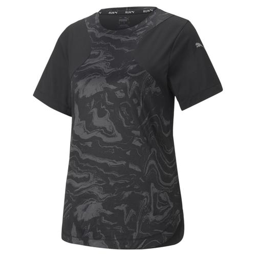 T-Shirt Noir Femme Puma Run Graf