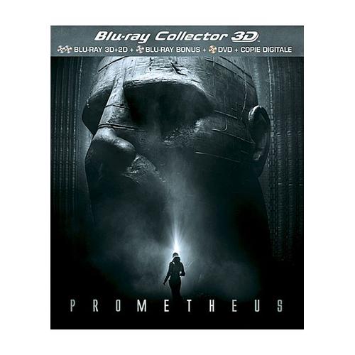 Prometheus - Combo Blu-Ray 3d + 2d + Dvd - Édition Collector Boîtier Steelbook