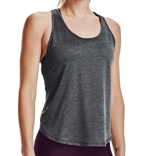 Débardeur Gris/Noir Femme Under Armour Tech Vent Tank