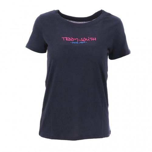 T-Shirt Marine Femme Teddy Smith Ticia