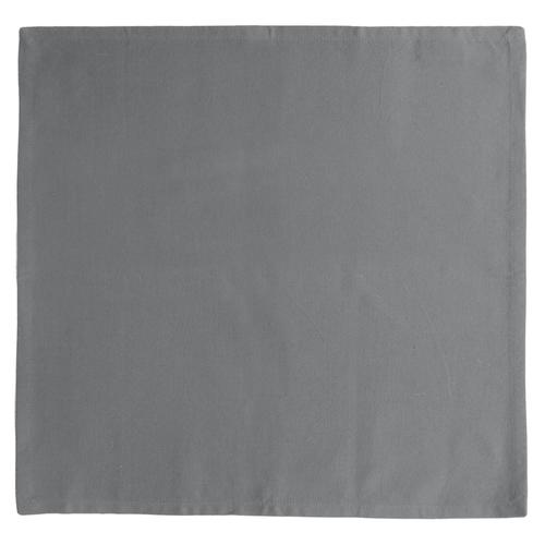 Lot De 6 Serviettes De Table 45x45 Cm Yuco 100% Coton Acier