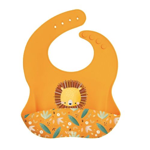 Bavoir En Silicone Chompy Le Lion