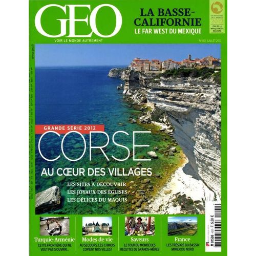 Geo 2012 (N°401) Corse Au Coeur Des Villages