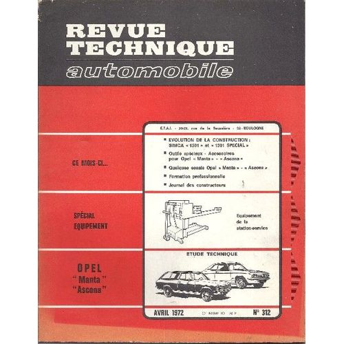 Rta N° 312 - Opel "Manta" Et "Ascona"