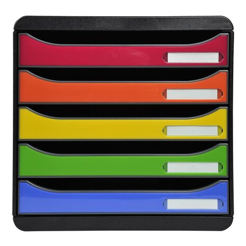 Exacompta Bloc De Classement Big Box Plus Iderama Noir/Arlequin Gloss