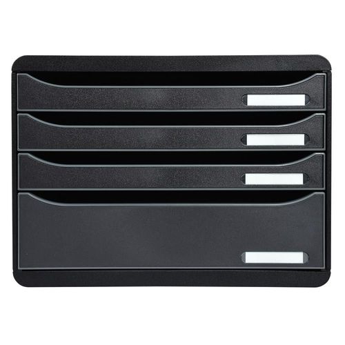 Exacompta Bloc De Classement Big-Box Plus Horizon Maxi4 Ecoblack Noir