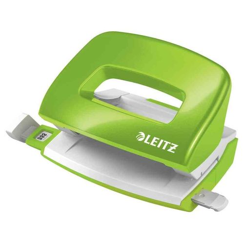 Leitz Mini Perforateur Nexxt 5060, En Carton, Vert Métallisé