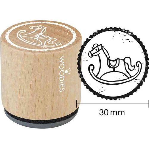 Colop Tampon ¿ Motif Woodies "Cheval ¿ Bascule"