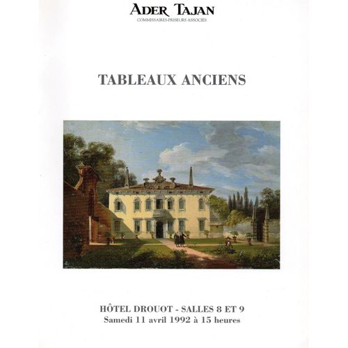 Catalogue Vente Tableaux Anciens Diverses Écoles, Pillement, Taunay, Hupin, Loo, Tassel, Wet........