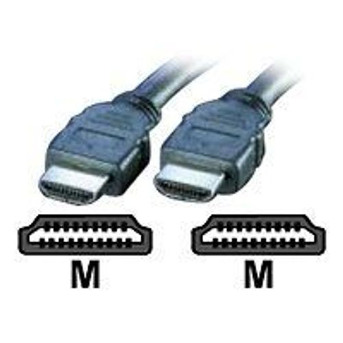 Secomp VALUE - Câble HDMI - HDMI mâle pour HDMI mâle - 3 m - blindé - gris