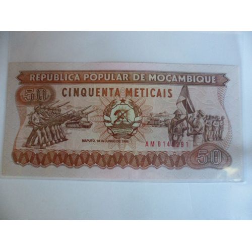 Mozambique 50 Meticais 1986  Neuf/Unc !!