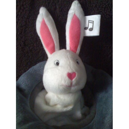 Doudou Musical Lapin Dans Son Chapeau De Magicien