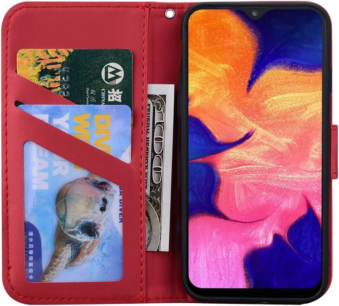 Coque Samsung Galaxy A10,Housse Galaxy A10,Etui En Cuir Synt... - 4